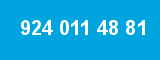 924 011 48 81 924 011 48 81